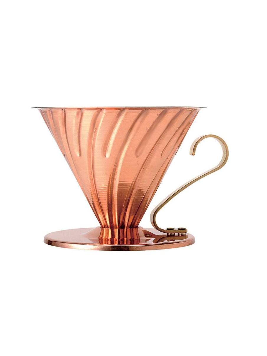 Brewers HARIO Pourover Coffee Brewers|Hario Japanese Brewers | Hario V60-02 Copper Dripper (Raw)