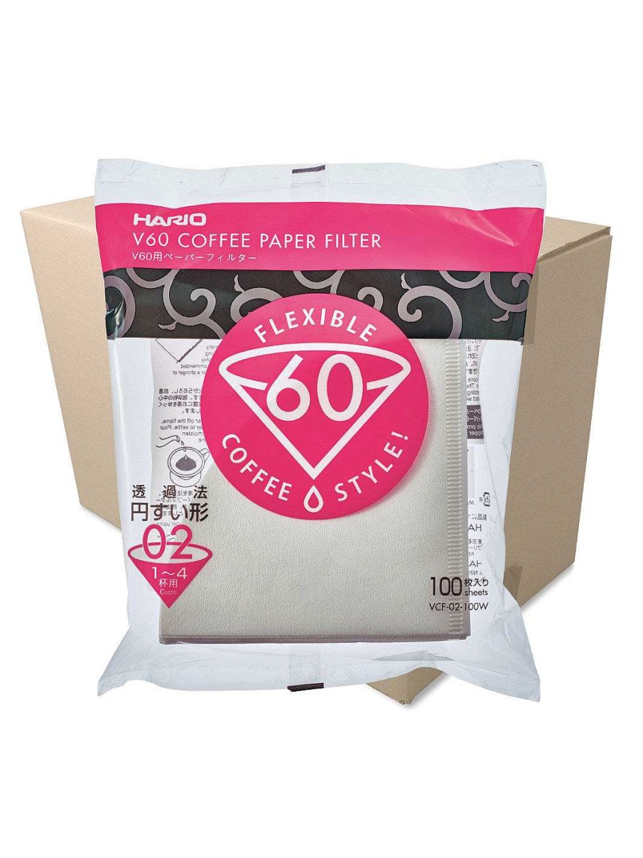 Coffee Filters HARIO | Hario V60-02 Filters (100-Pack)