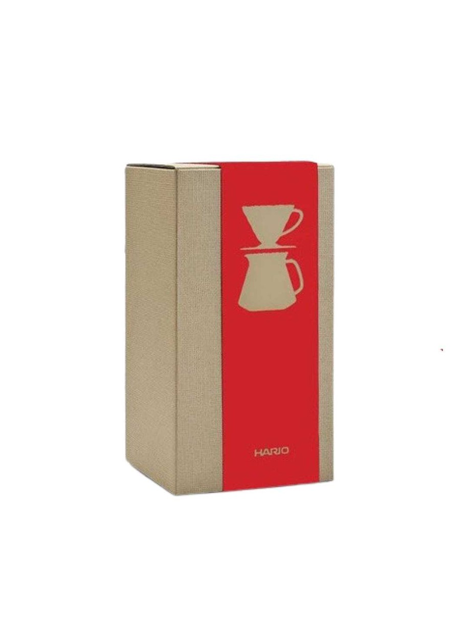 Brewers HARIO Kits & Bundles | Hario V60-01 Ceramic Dripper Set (Red)