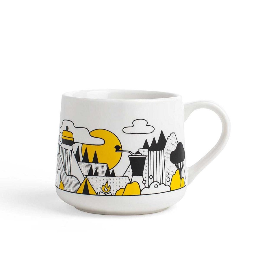 Servers Created Co. | Created Co. Coffee Mountain Crescent Mug