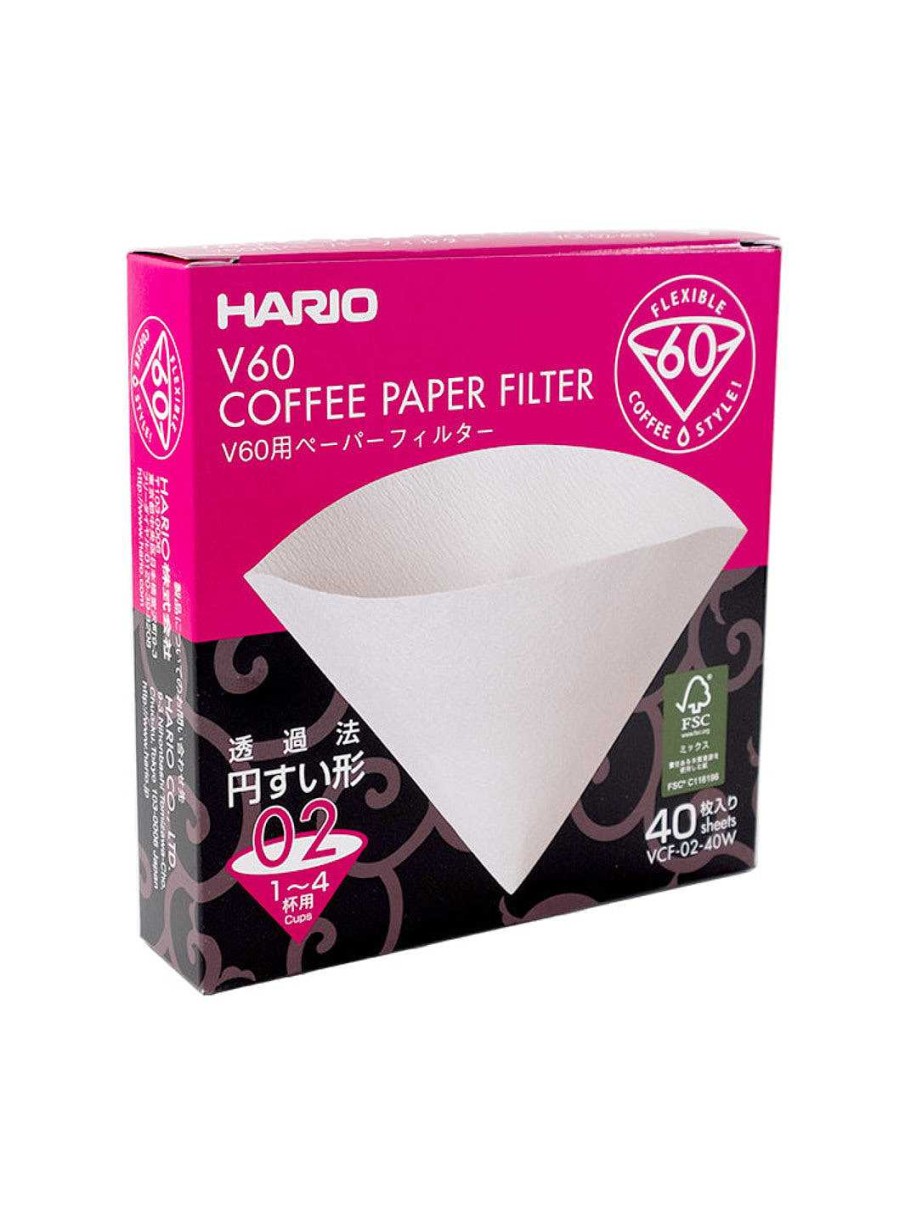 Coffee Filters HARIO | Hario V60-02 Filters (40-Pack)