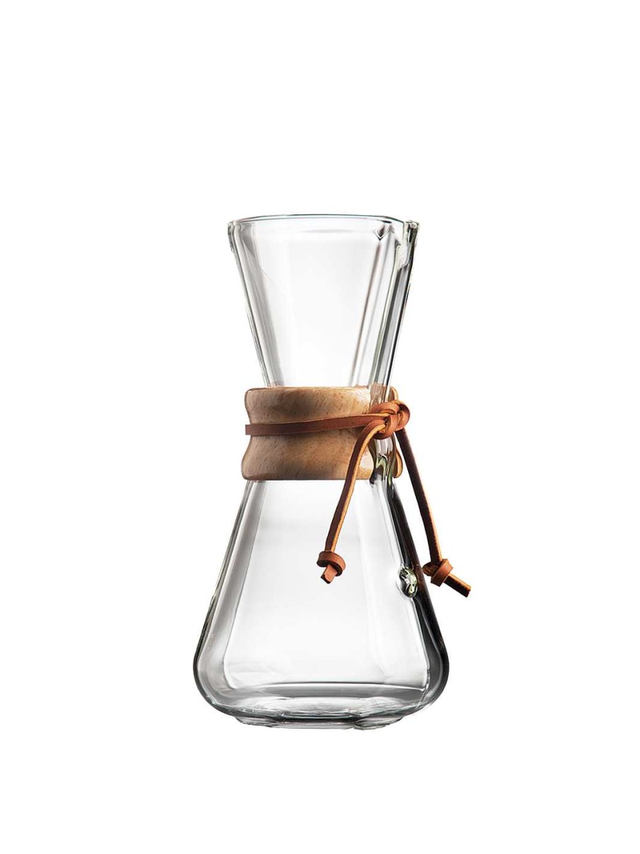 Brewers Chemex Pourover Coffee Brewers|Chemex Coffeemakers | Chemex® Three Cup Handblown