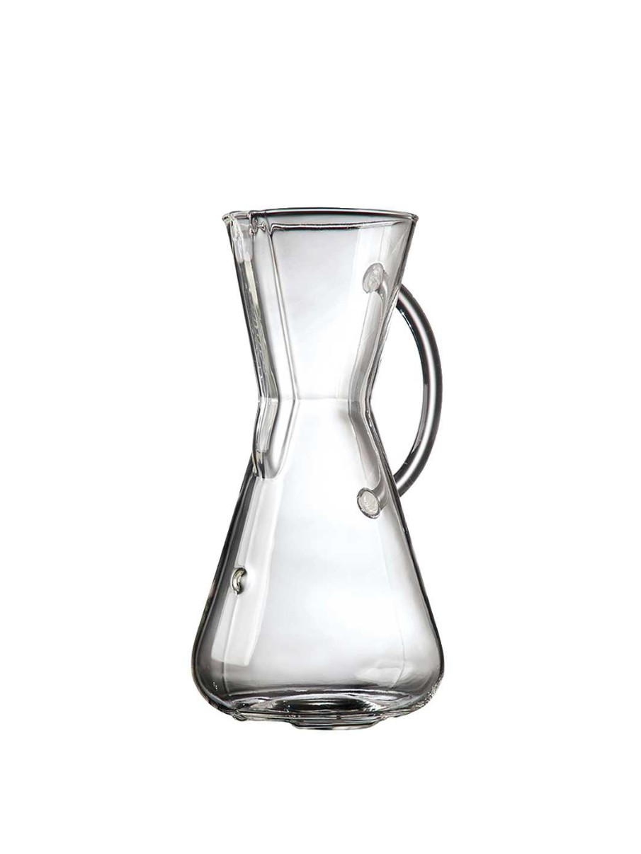 Brewers Chemex Pourover Coffee Brewers|Chemex Coffeemakers | Chemex® Three Cup Glass Handle