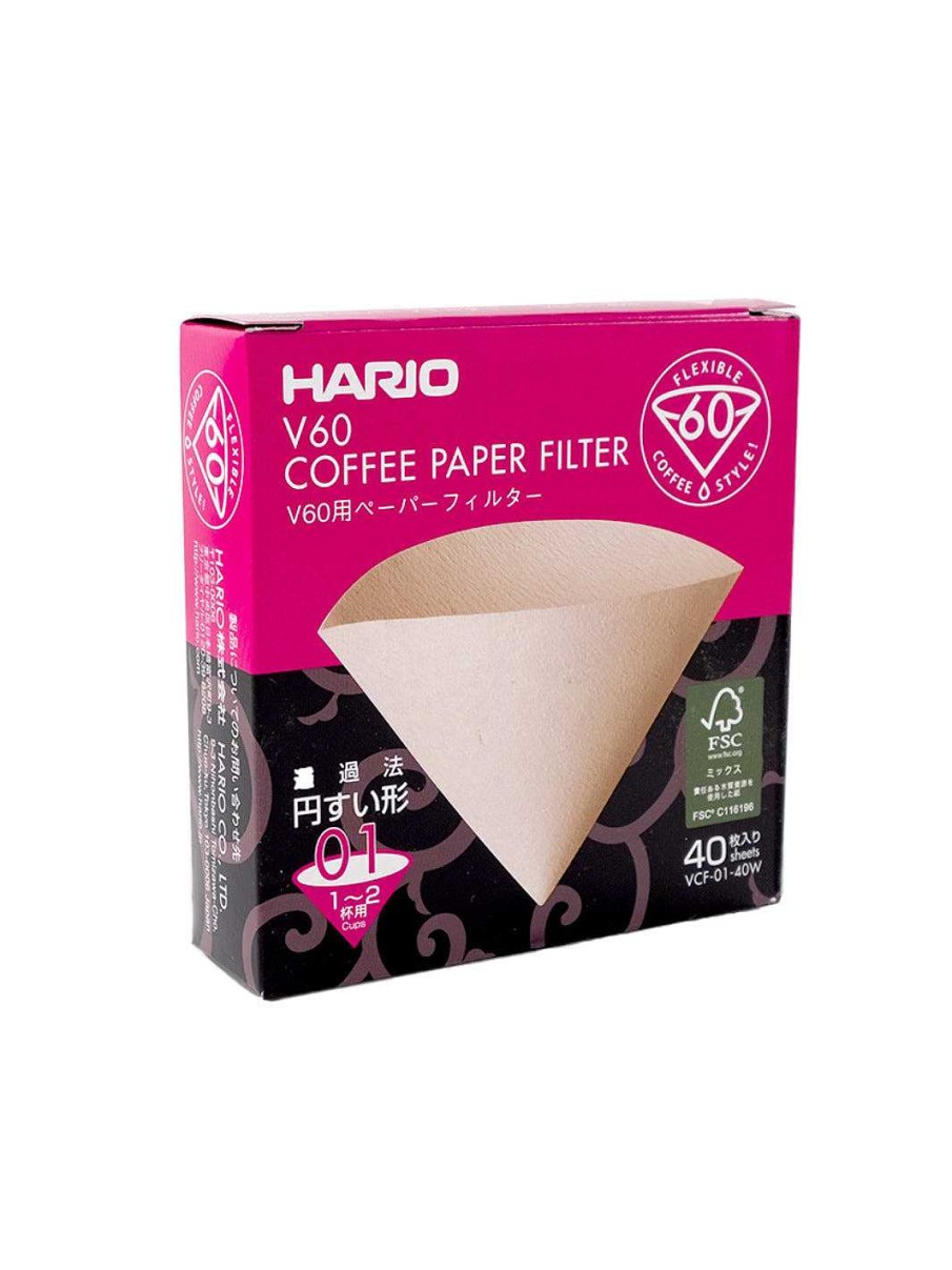 Coffee Filters HARIO | Hario V60-01 Filters (40-Pack)