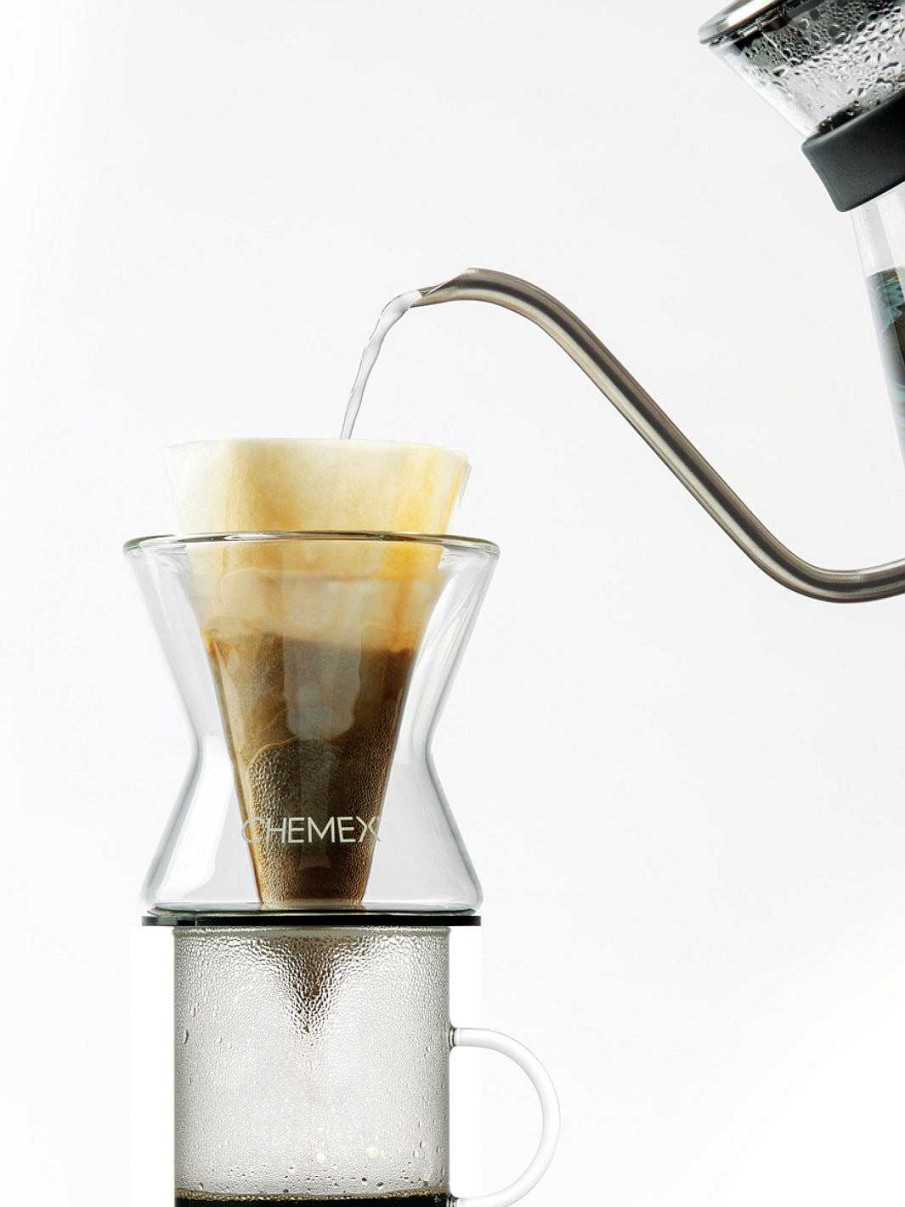 Brewers Chemex Pourover Coffee Brewers|Chemex Coffeemakers | Chemex® Funnex Single Serve Pourover Brewer