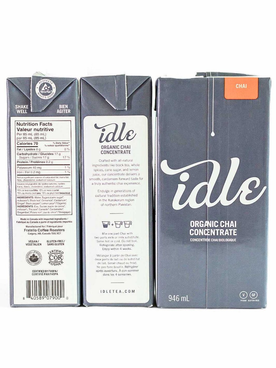 Coffee & Tea Idle | Idle Organic Chai Concentrate