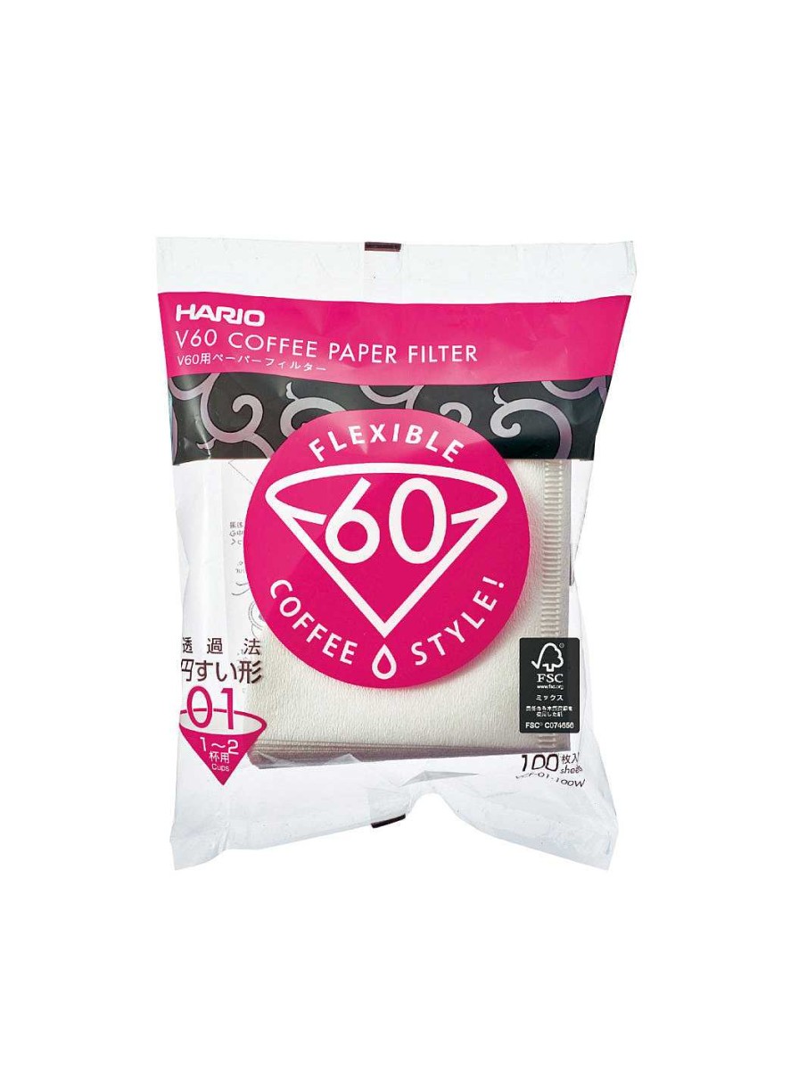 Coffee Filters HARIO | Hario V60-01 Filters (100-Pack)