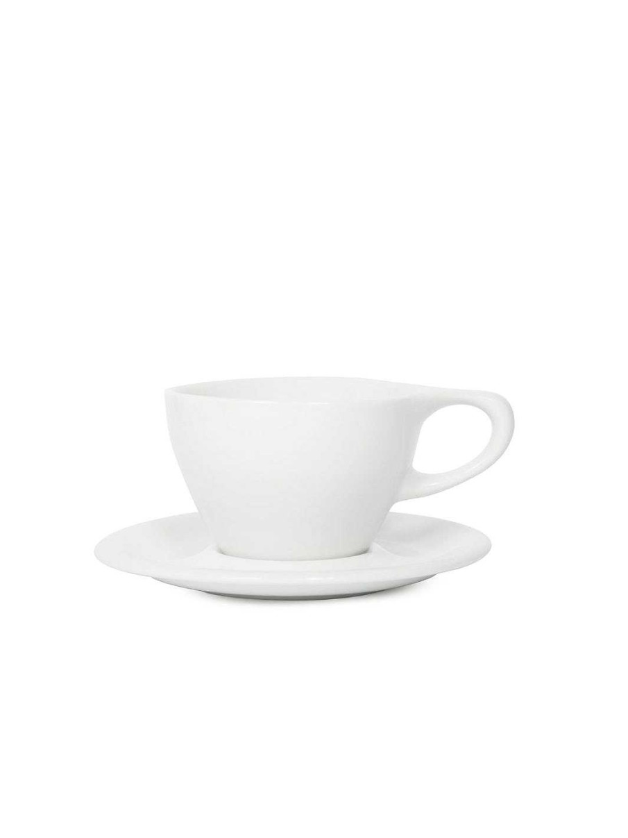 Servers notNeutral | Notneutral Lino Capp/Latte Saucer (5-12Oz/148-355Ml) White