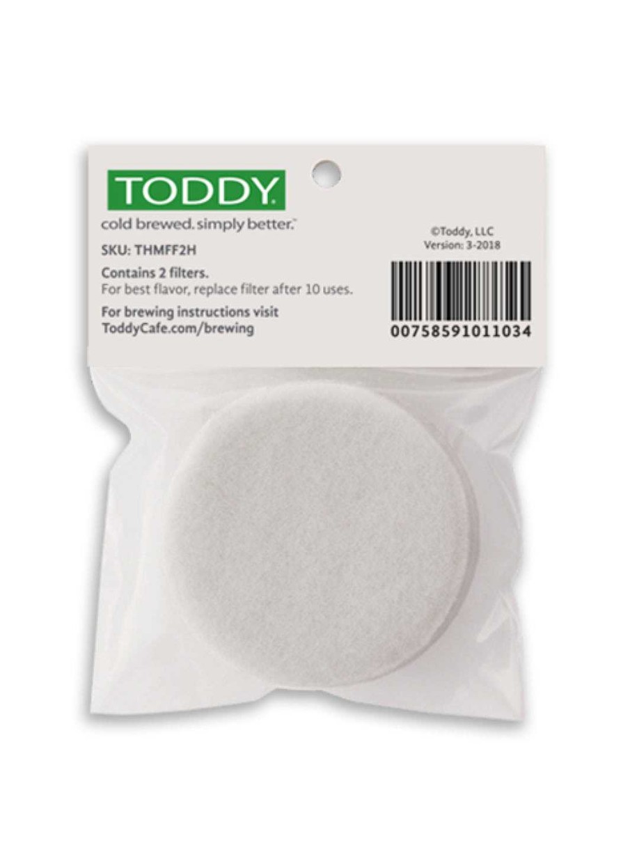 Coffee Filters|Brewers Toddy Toddy Cold Brewers | Toddy Home Felt Filter (2-Pack)