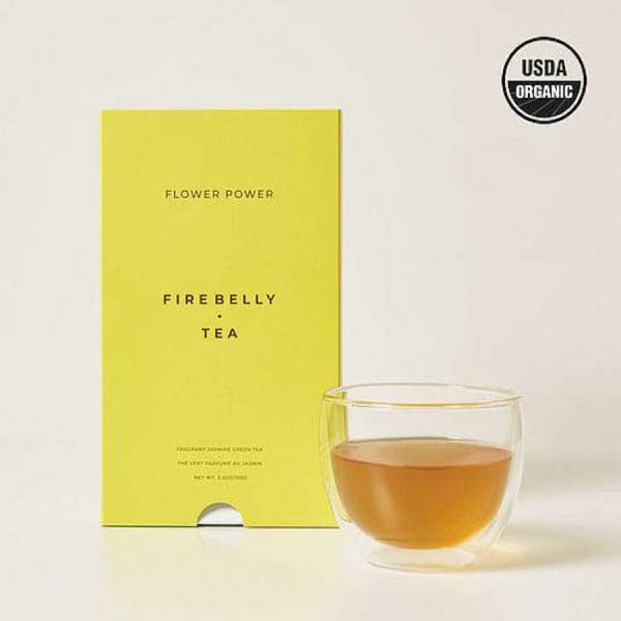 Coffee & Tea Firebelly Tea | Firebelly Tea - Flower Power: Green Tea (100G)