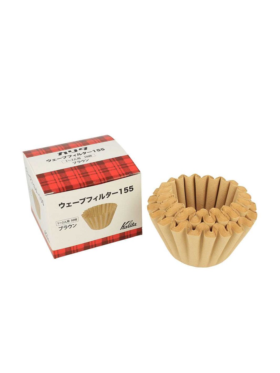 Coffee Filters Kalita | Kalita Wave 155 Filters (Unbleached)