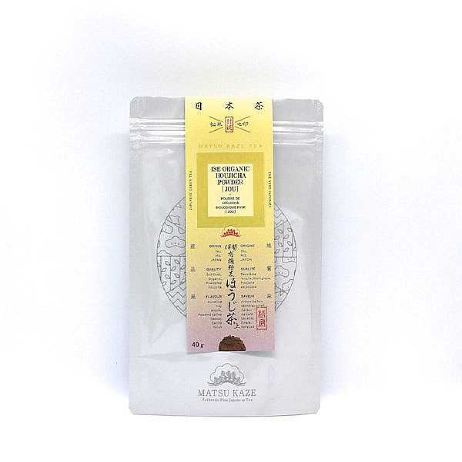 Coffee & Tea Matsu Kaze Tea | Matsu Kaze - Ise Organic Houjicha Powder - Jou (40G)