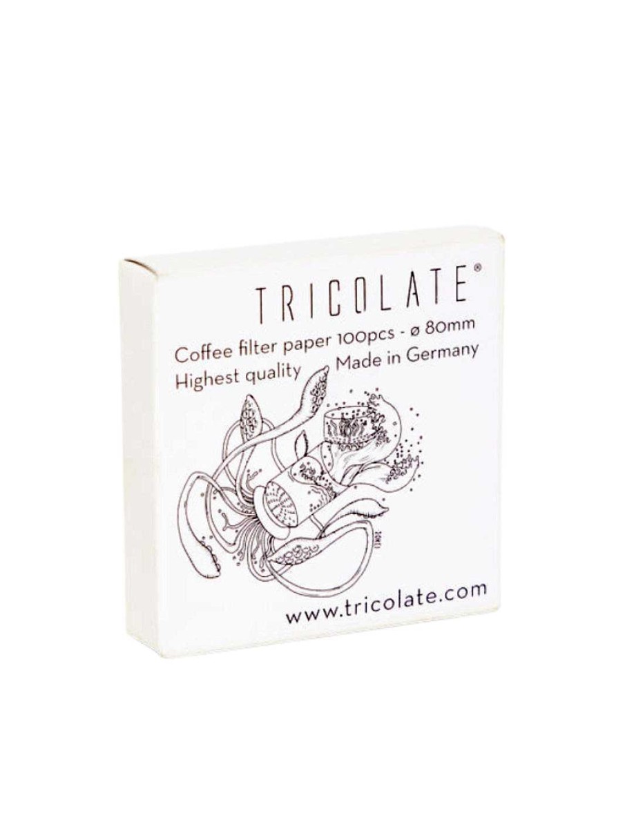 Coffee Filters Tricolate | Tricolate Paper Filters (100-Pack)