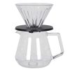 Brewers Timemore Kits & Bundles|Pourover Coffee Brewers|Timemore Coffee Brewers | Timemore Crystal Eye Brewer Set Black