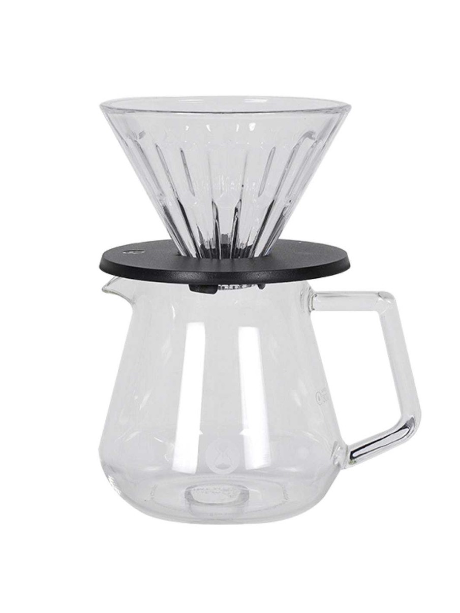 Brewers Timemore Kits & Bundles|Pourover Coffee Brewers|Timemore Coffee Brewers | Timemore Crystal Eye Brewer Set Black