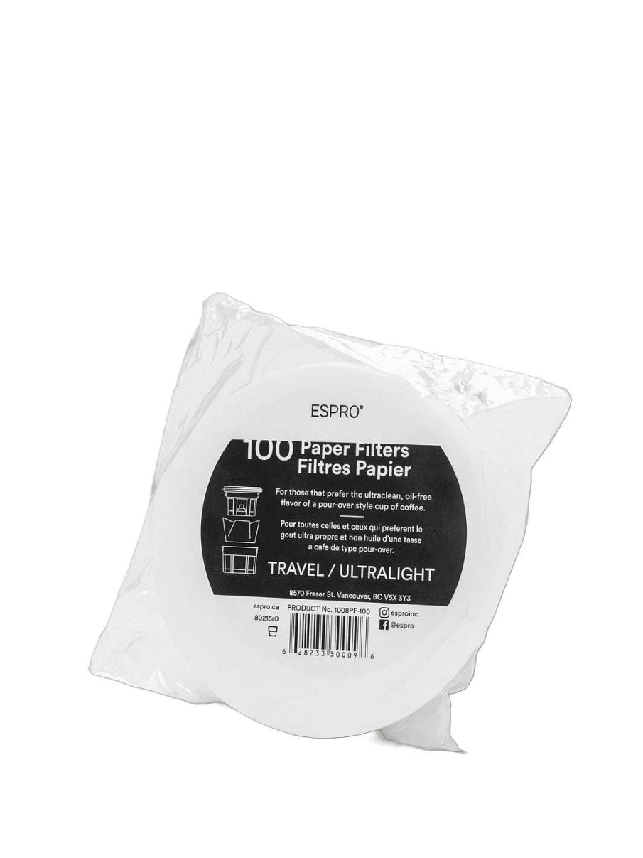 Coffee Filters Espro | Espro Travel Press Paper Filters (100-Pack)