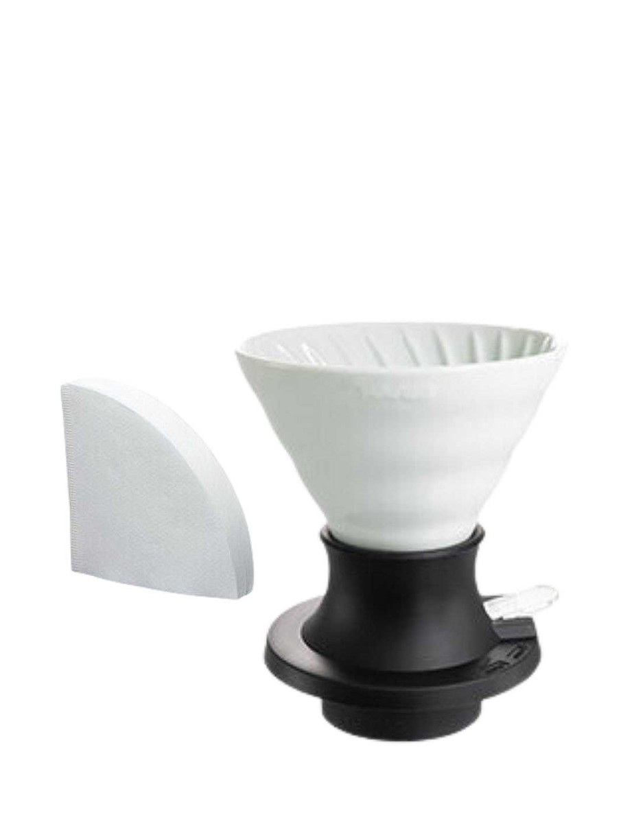 Brewers HARIO Steep & Release|Hario Japanese Brewers | Hario V60-02 Switch Immersion Dripper (200Ml/6.76Oz) (Ceramic) (White)