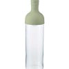 Brewers HARIO Tea Brewers | Hario Filter In Bottle Cold Tea Brewer (750Ml/25Oz) Smoky Green