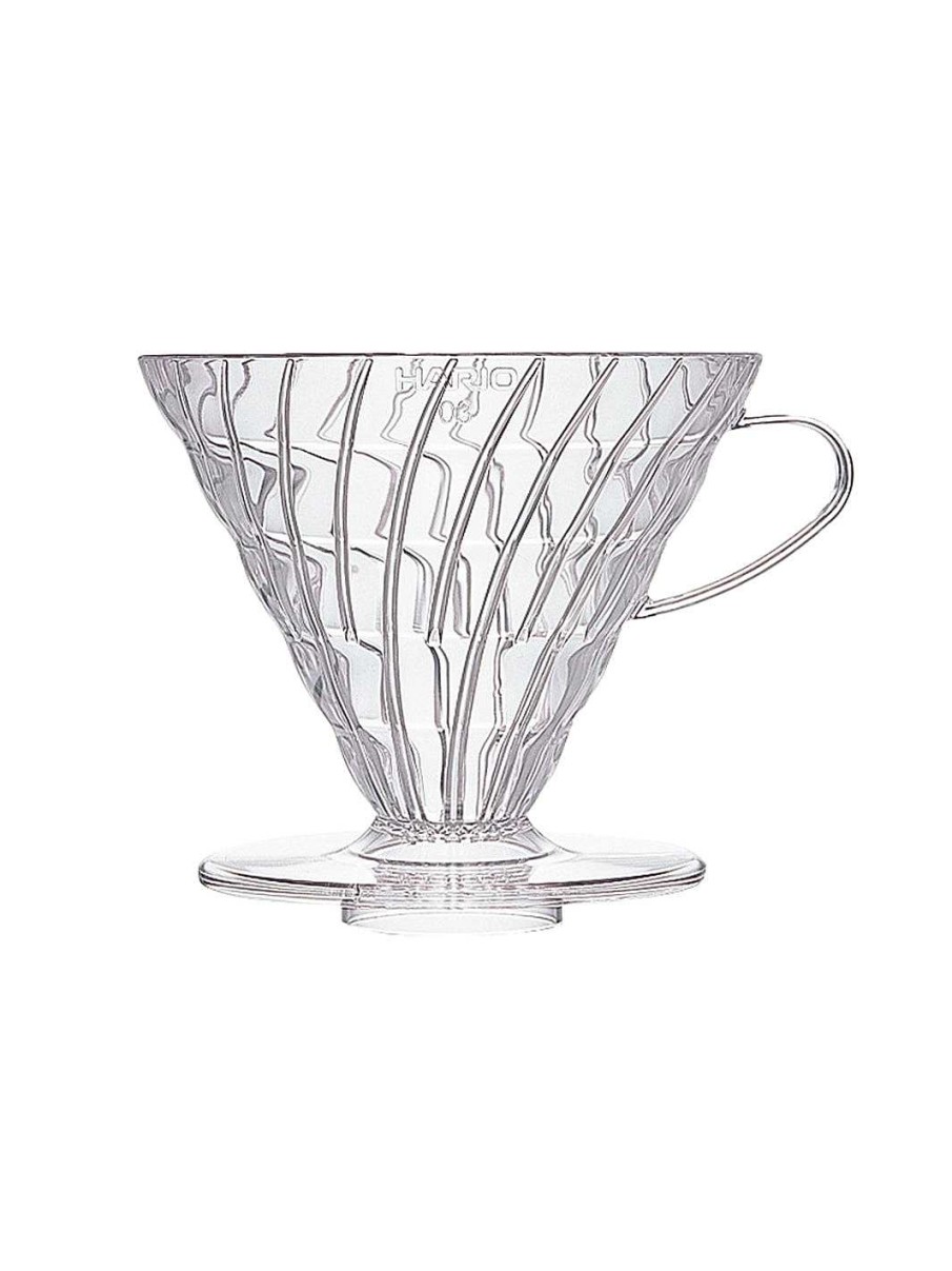 Brewers HARIO Pourover Coffee Brewers|Hario Japanese Brewers | Hario V60-03 Dripper (Plastic) (Clear)